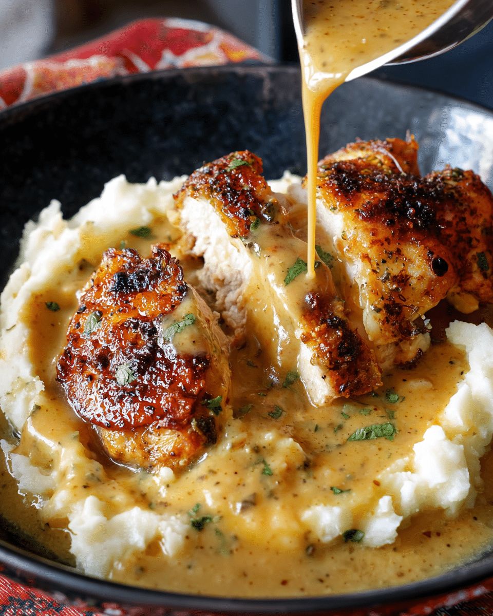 Cilantro Lime Roasted Chicken with Creamy Mashed Potatoes and Pan Gravy step 2