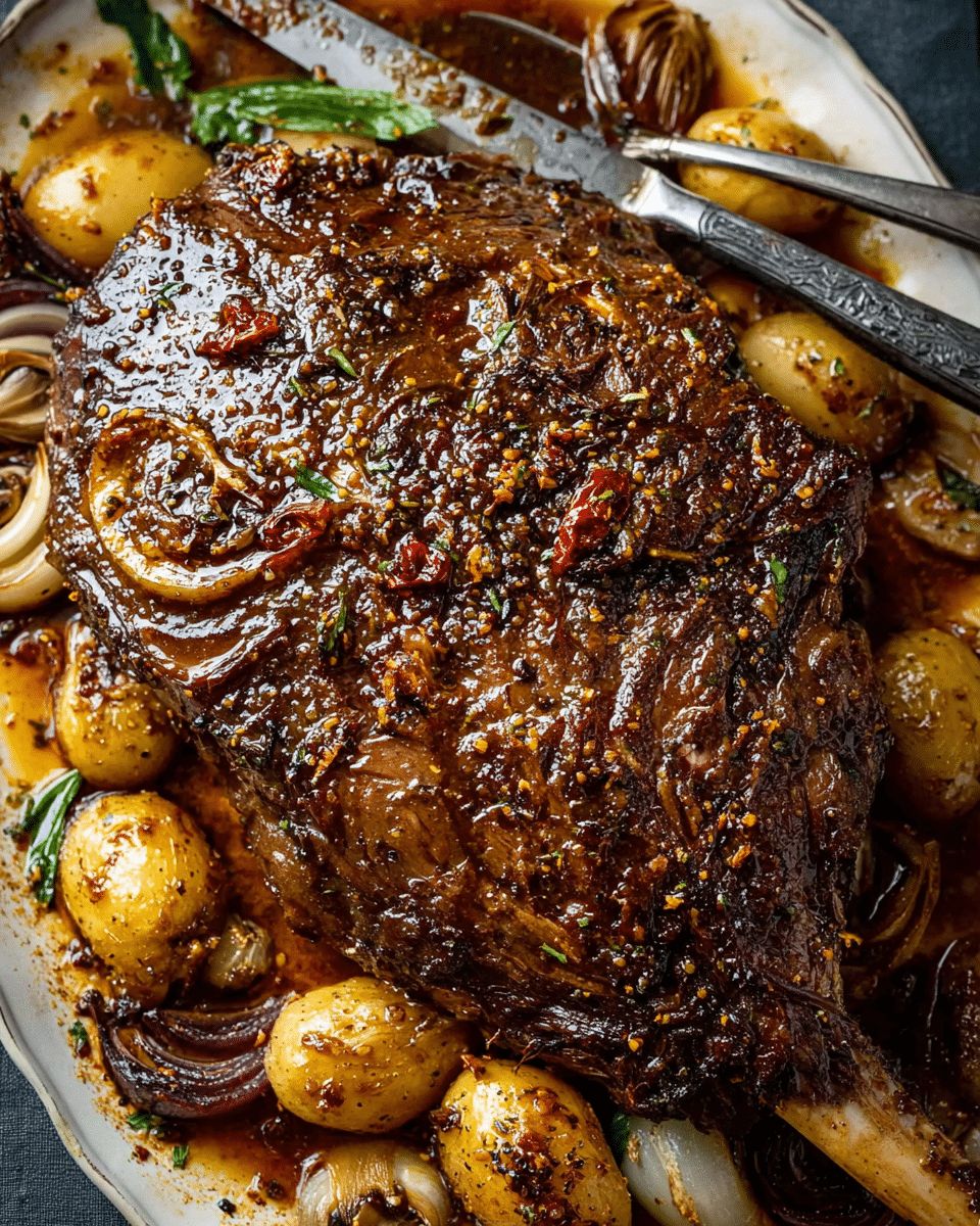 Citrus Mushroom Roast Lamb Recipe: The Ultimate Savory Showstopper step 3