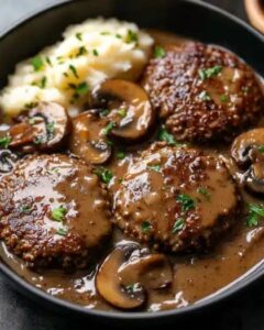 Classic Homemade Salisbury Steak with Mushroom Gravy | Easy 40-Minute Meal 1