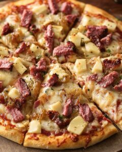 Classic Reuben Pizza: The Ultimate Fusion of Deli Flavors and Crispy Crust 1