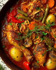 Cozy Chicken, Mushroom & Vegetable Stew: The Ultimate Comfort Meal 1