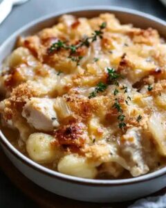 Cozy French Onion Chicken and Gnocchi Bake: The Ultimate One-Pan Comfort Food 1