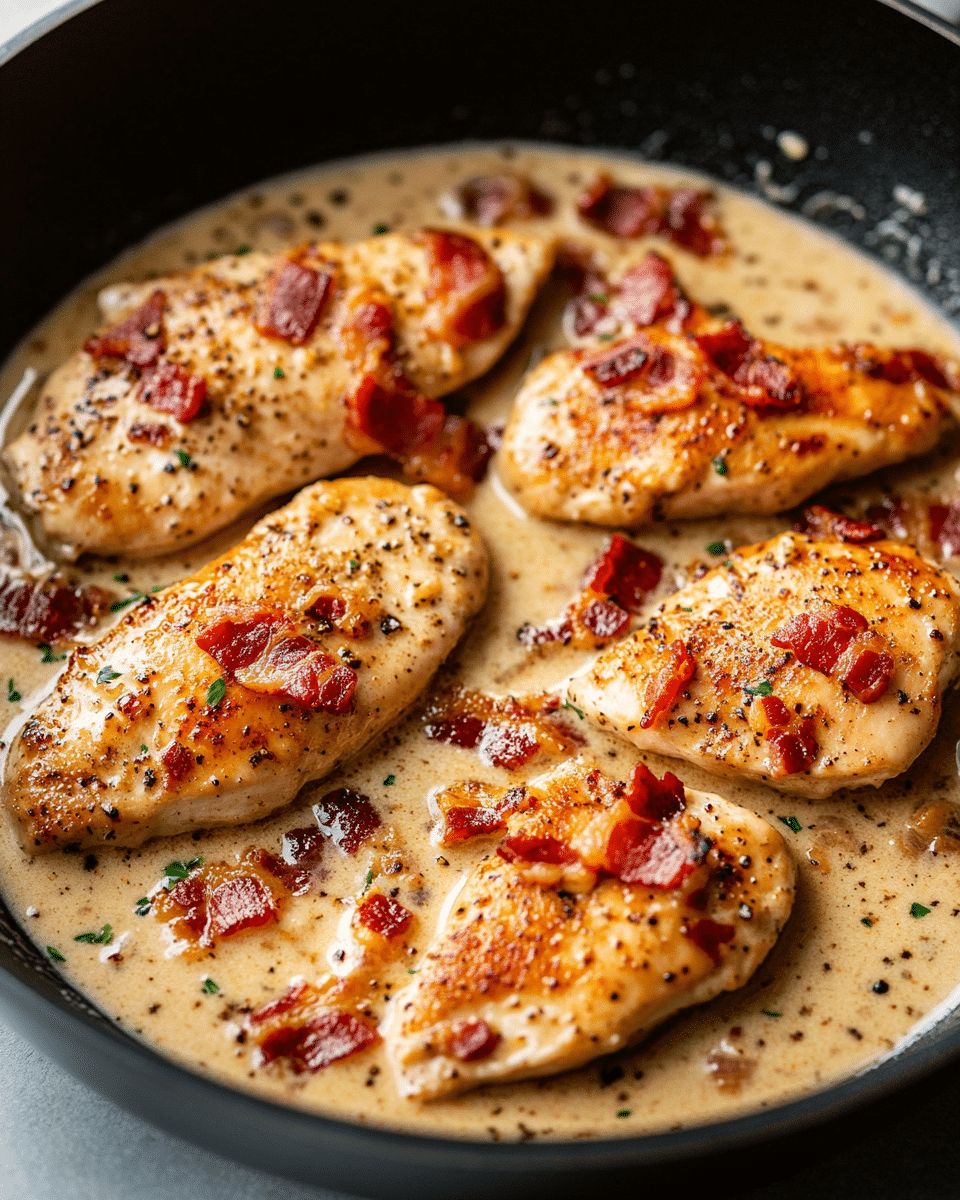 Creamy Bacon Chicken Skillet Recipe: A 25-Minute Gourmet Dinner step 2