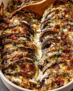 Creamy Bacon Portobello Mushroom Gratin: The Ultimate Comfort Bake 1