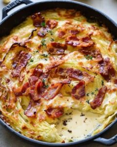 Creamy Baked Cabbage with Crispy Bacon and Gruyere: The Ultimate Comfort Side Dish 1