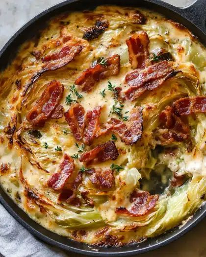 Creamy Baked Cabbage with Crispy Bacon and Gruyere: The Ultimate Comfort Side Dish step 3
