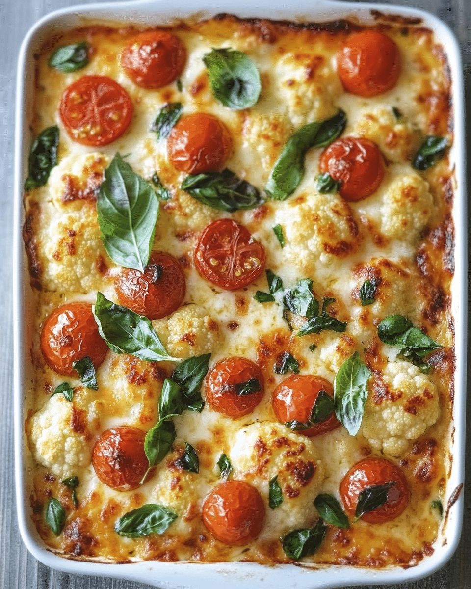 Creamy Baked Cauliflower with Mozzarella and Tomatoes: The Ultimate Comfort Dish step 3