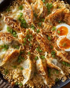 Creamy Baked Ramen with Dumplings – The Ultimate 30-Minute Comfort Meal 1