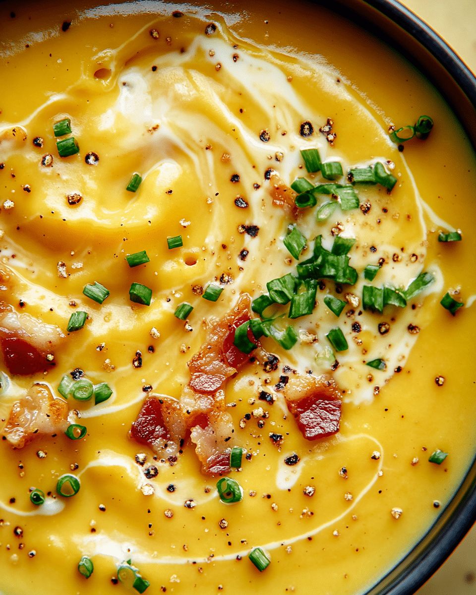 Creamy Butternut Squash Soup with Leeks and Bacon (Easy & Velvety) step 3