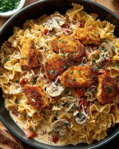 Creamy Cajun Chicken & Mushroom Pasta: The Ultimate Comfort Recipe 1