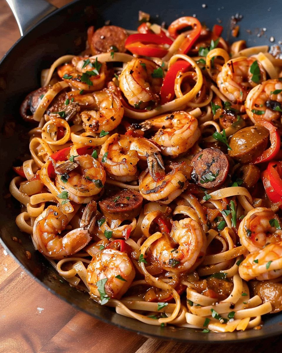 Creamy Cajun Shrimp and Sausage Pasta: The Ultimate Southern Comfort Recipe step 2