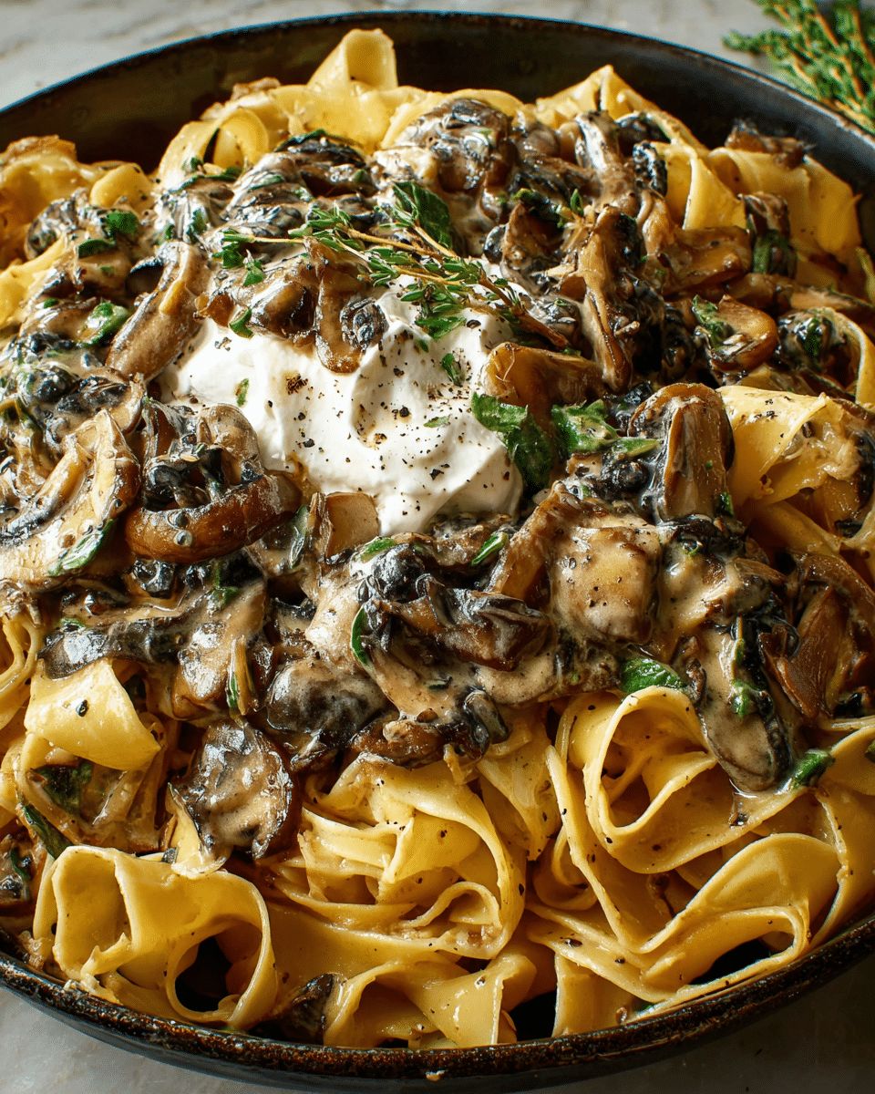Creamy Chicken and Mushroom Pappardelle with Burrata: The Ultimate Comfort Recipe step 6