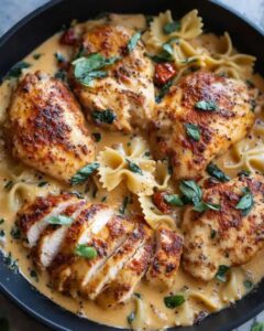 Creamy Chicken and Sun-Dried Tomato Pasta: The Ultimate 35-Minute Comfort Dinner 1