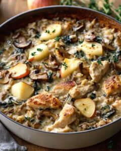 Creamy Chicken and Wild Rice Skillet Bake: The Ultimate One-Pan Comfort Food 1