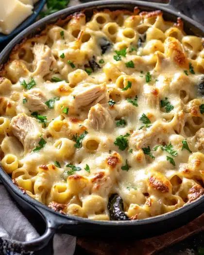 Creamy Chicken Poblano Pasta Bake: The Ultimate Smoky Comfort Food step 7