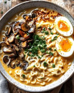 Creamy Coconut Ramen with Crispy Shiitake Mushrooms: The Ultimate Comfort Recipe 1