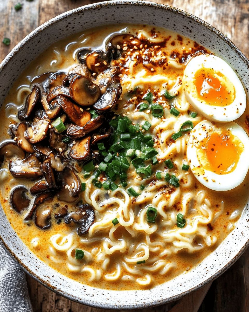 Creamy Coconut Ramen with Crispy Shiitake Mushrooms: The Ultimate Comfort Recipe step 1