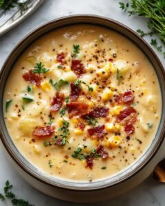 Creamy Corn and Potato Chowder with Bacon: The Ultimate Comfort Recipe 1