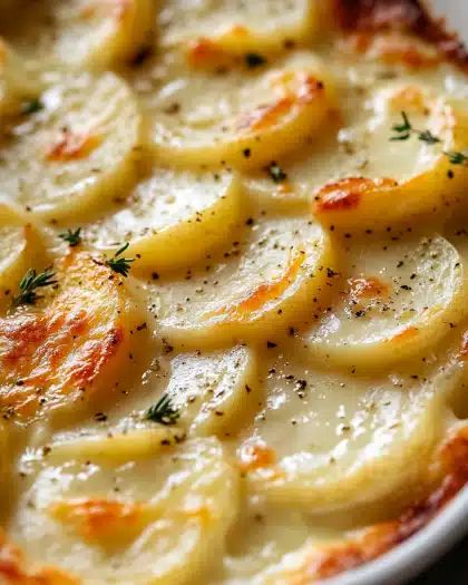 Creamy Garlic and Herb Scalloped Potatoes: The Ultimate Comfort Food Side Dish step 3