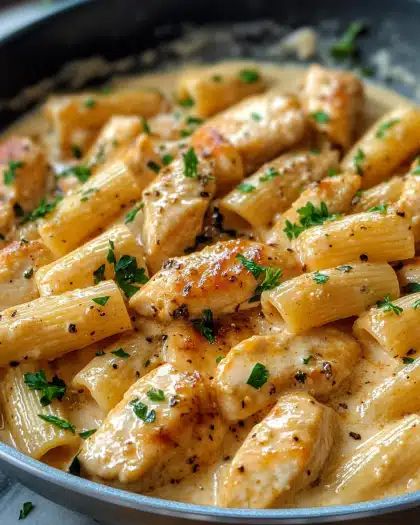Creamy Garlic Chicken Pasta with Italian Seasoning: The Ultimate 30-Minute Comfort Meal step 2