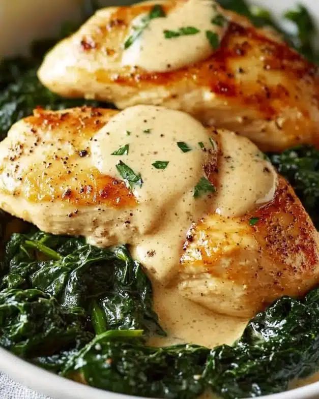 Creamy Garlic Chicken with Sautéed Spinach: The Ultimate 35-Minute Comfort Meal step 1