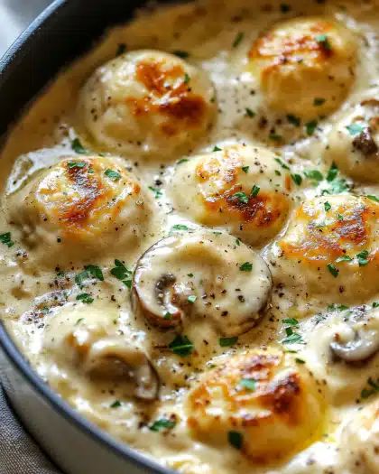 Creamy Garlic Parmesan Mushroom Skillet – The Ultimate 25-Minute Comfort Food step 3