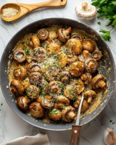 Creamy Garlic Parmesan Mushrooms: The Ultimate 25-Minute Comfort Dish 1