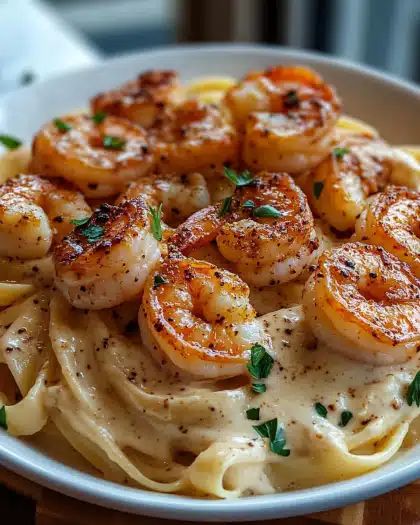 Creamy Garlic Shrimp Fettuccine: The Ultimate 30-Minute Alfredo Recipe step 2