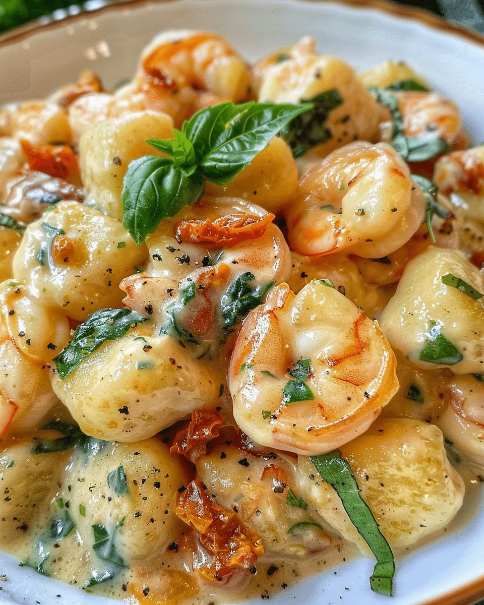 Creamy Gnocchi with Shrimp and Sun-Dried Tomatoes: A 30-Minute Gourmet Escape step 4