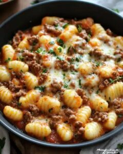 Creamy Ground Beef and Gnocchi Skillet: The Ultimate 30-Minute Comfort Meal 1