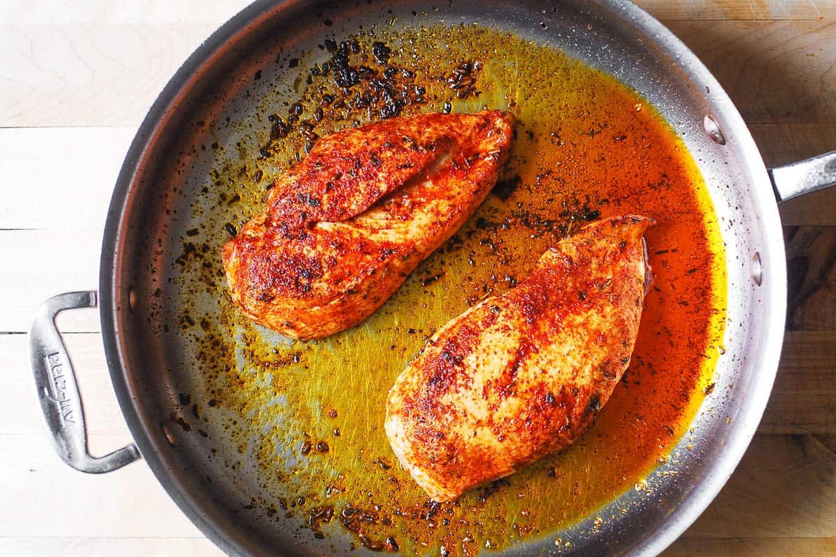 Creamy Lemon Butter Chicken Spaghetti with Burrata & Roasted Tomatoes step 4