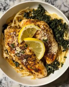 Creamy Lemon Tuscan Chicken with Kale and Parmesan: Easy & Healthy 1