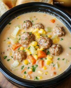 Creamy Meatball Soup with Vegetables: The Ultimate Comfort Food Recipe 1