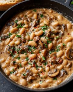 Creamy Mushroom and White Bean Skillet: A 30-Minute Plant-Based Comfort Meal 1