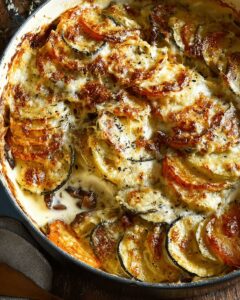 Creamy Mushroom, Bacon & Root Vegetable Gratin — The Ultimate Comfort Dish 1