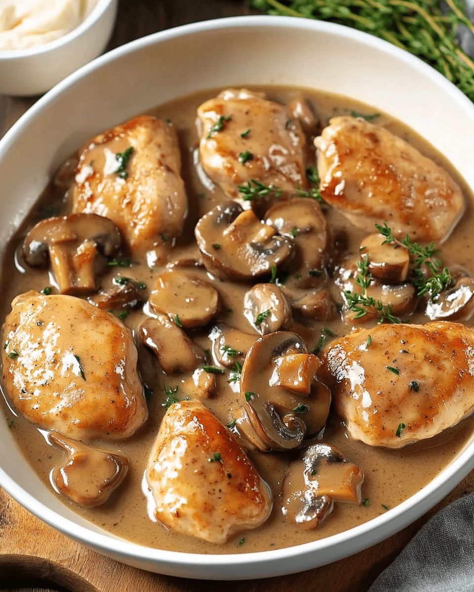 Creamy Mushroom Chicken in Savory Sauce: The Ultimate Comfort Recipe step 2