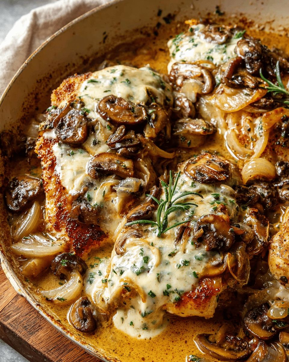 Creamy Mushroom Rosemary Chicken with Gruyere: The Ultimate Skillet Dinner step 3