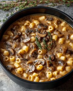 Creamy Mushroom Soup with Pasta: The Ultimate Heartwarming Comfort Meal 1