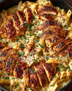 Creamy Parmesan Chicken Penne Pasta: The Ultimate Comfort Meal 1