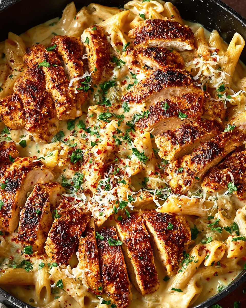 Creamy Parmesan Chicken Penne Pasta: The Ultimate Comfort Meal step 2