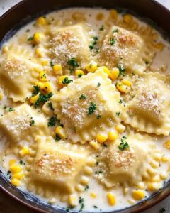 Creamy Parmesan Corn Ravioli Skillet: A 25-Minute Comfort Meal 1