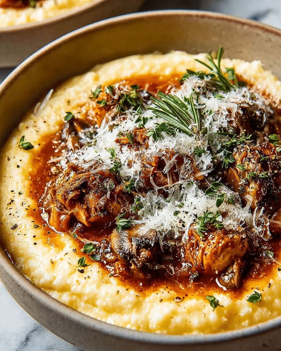 Creamy Polenta with Spicy Chicken & Mushroom Ragu: The Ultimate Comfort Meal step 4