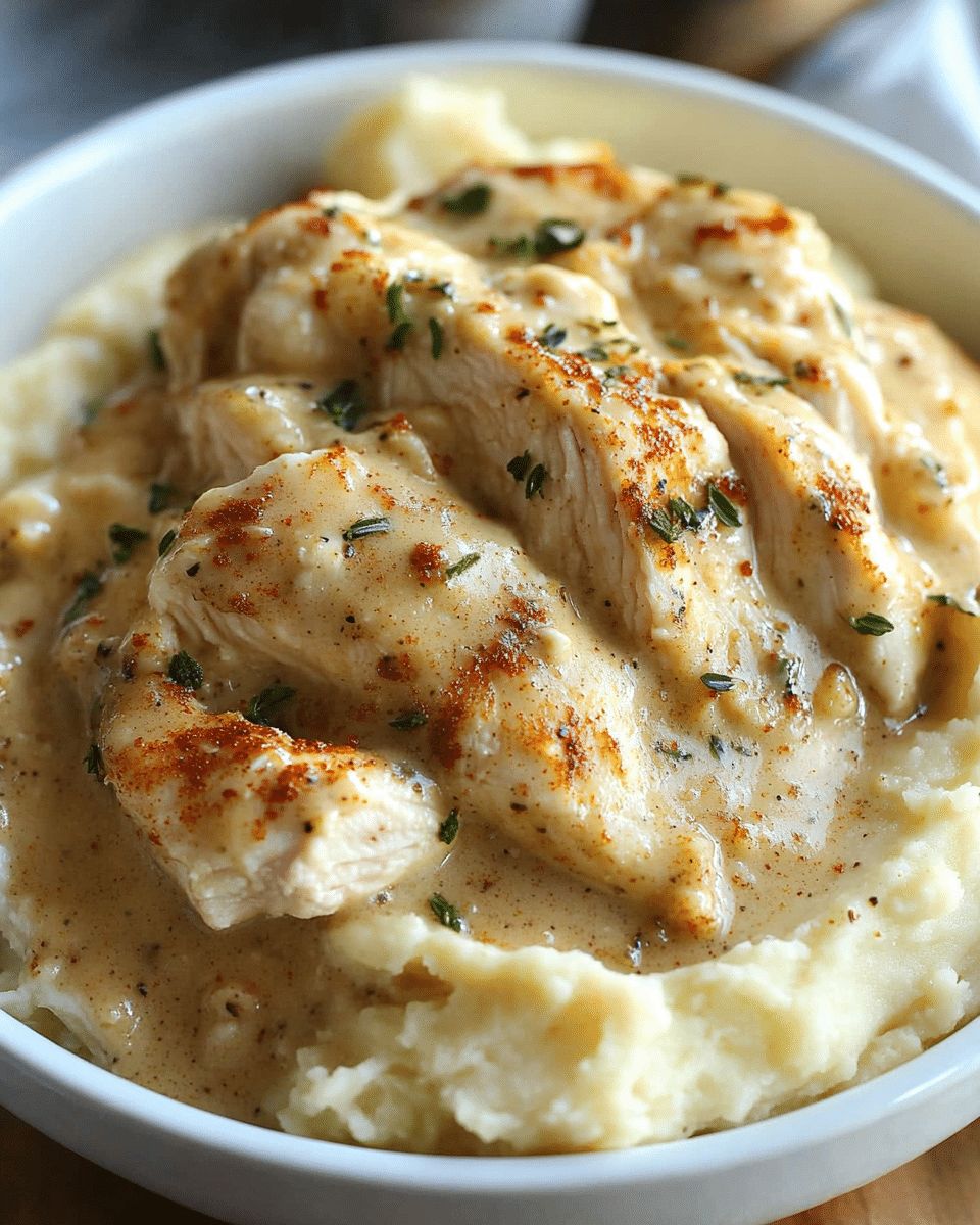 Creamy Ranch Chicken with Cheesy Mashed Potatoes: The Ultimate Comfort Dinner step 3