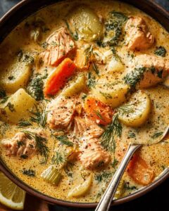 Creamy Salmon Chowder Recipe with Dill: The Ultimate 45-Minute Comfort Meal 1
