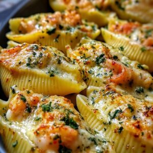 Creamy Seafood Stuffed Shells with Shrimp and Crab | Cook with Feast 1