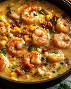 Creamy Shrimp and Corn Chowder: The Ultimate Southern Comfort Recipe 1