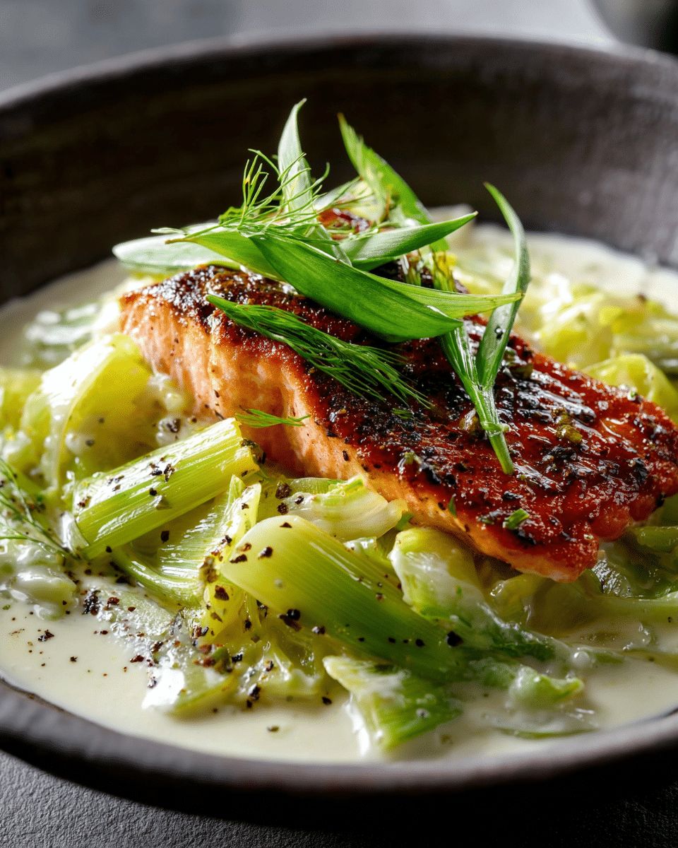 Creamy Slow-Braised Leeks with Coriander: A Lush Winter Side Dish step 3