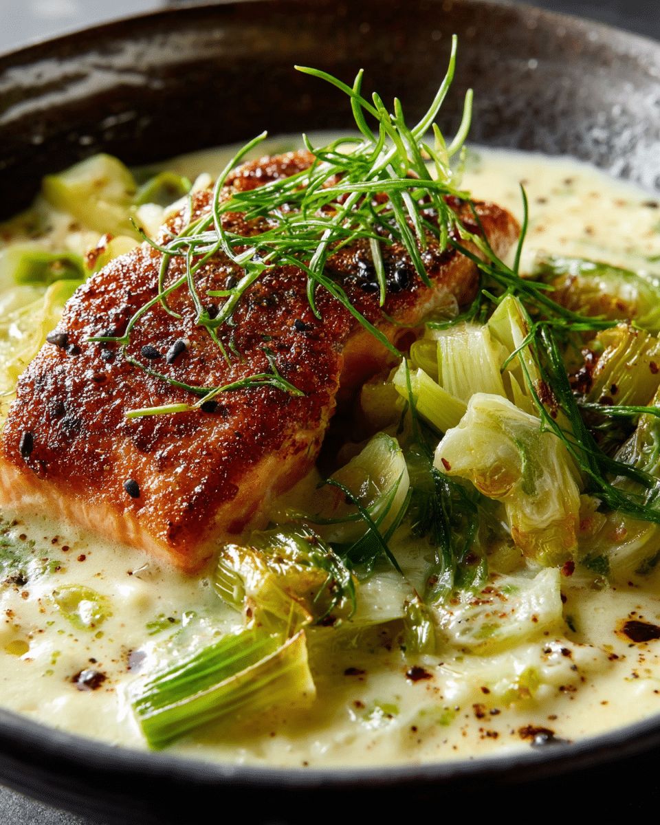 Creamy Slow-Braised Leeks with Coriander: A Lush Winter Side Dish step 6