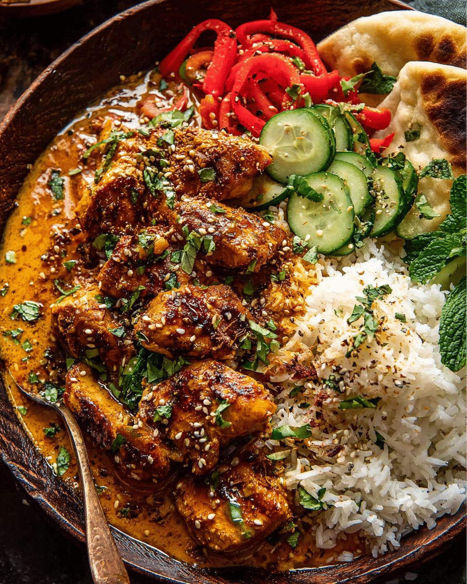Creamy Spiced Coconut Chicken with Bell Peppers: The Ultimate Comfort Dinner step 2