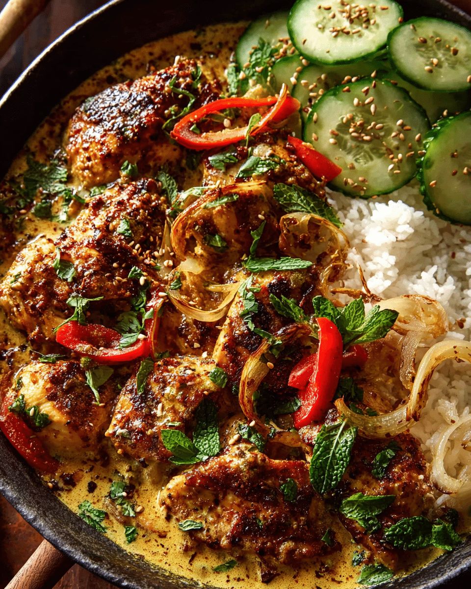 Creamy Spiced Coconut Chicken with Bell Peppers: The Ultimate Comfort Dinner step 5
